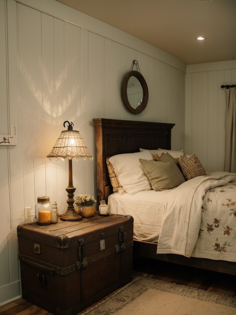 Whimsical Farmhouse Bedroom Decor with Vintage Finds