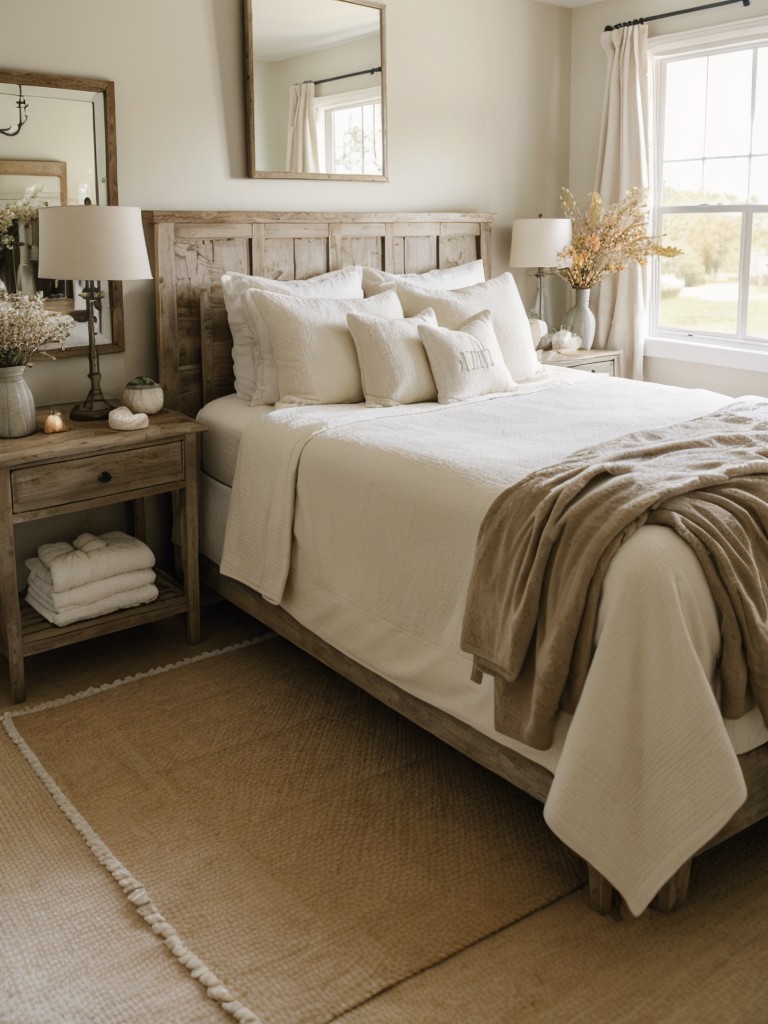 Serene & Stylish Farmhouse Bedroom Retreat Ideas