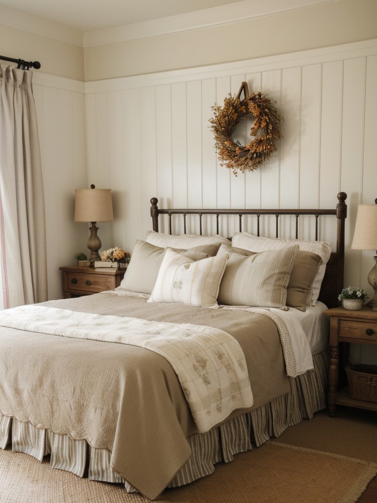 Rustic Charm for Your Apartment: Farmhouse Bedroom Ideas