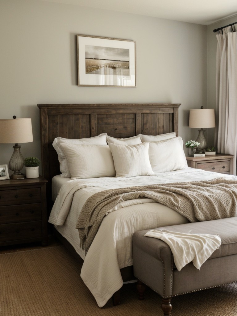 Cozy Apartment Bedroom Zones: Create a Farmhouse Retreat