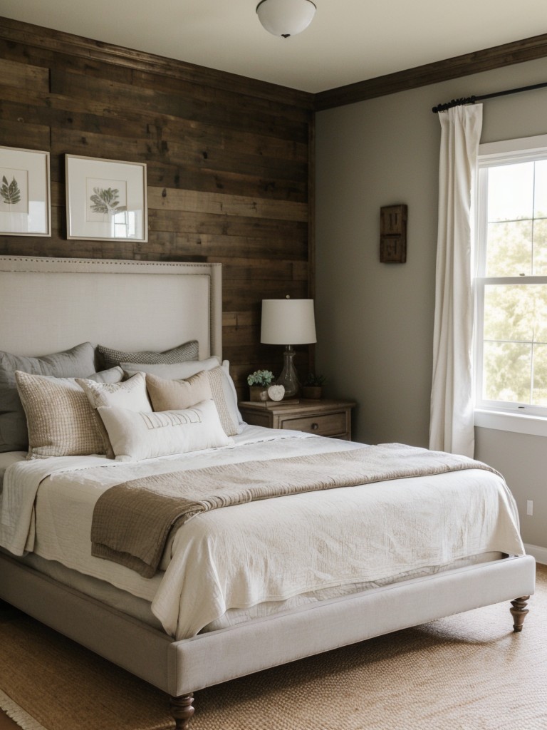 Farmhouse Bedroom Bliss: Create a Stunning Focal Point with a Statement Headboard