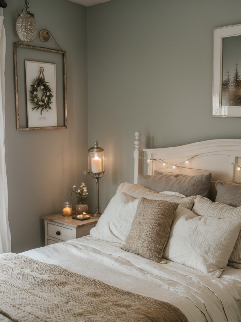 Farmhouse Bliss: Bedroom Makeover with Mason Jars & Fairy Lights