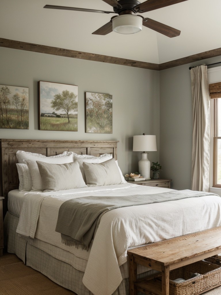 Farmhouse Bedroom Makeover: Transform Your Space with Personalized Art