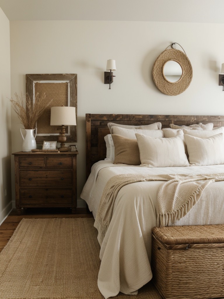 Farmhouse Chic: Cozy Bedroom Ideas with Natural Fiber Rugs