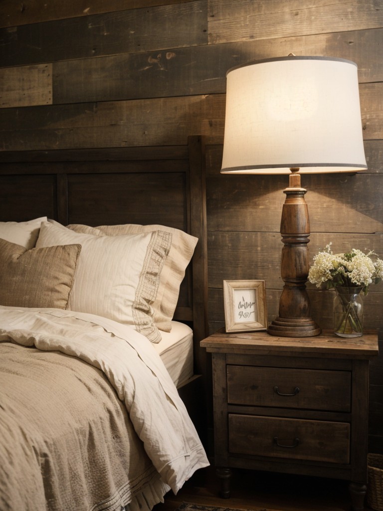 Farmhouse Chic: Transform Your Bedroom with a Distressed Nightstand!