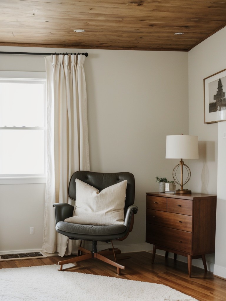 Modern Farmhouse Bedroom: Sophisticated Retreat with Retro Vibes