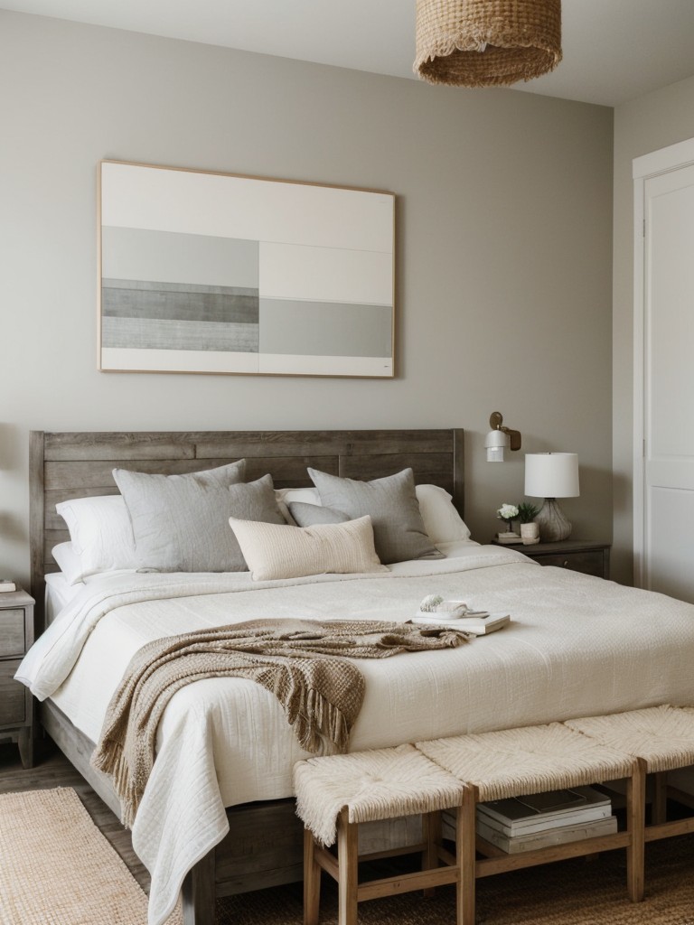 Minimalist Farmhouse Bedroom Retreat: Gender-Neutral Chic