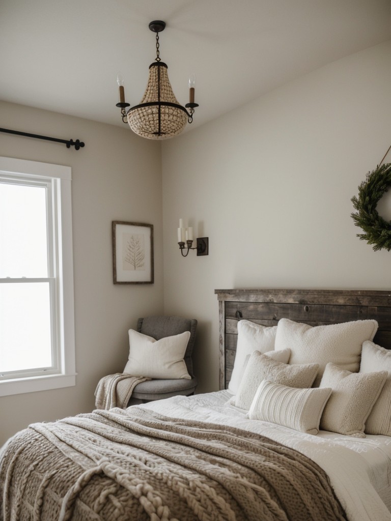 Cozy Winter Retreat: Farmhouse Bedroom Makeover