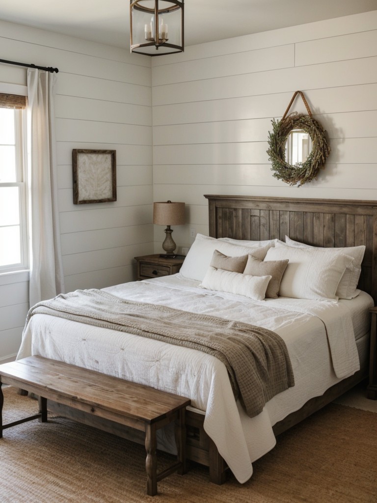 Cozy Farmhouse Bedroom Upgrades: Shiplap & Beadboard Ideas