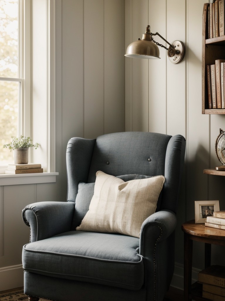 Cozy Farmhouse Bedroom Upgrade: Create a Charming Reading Nook!