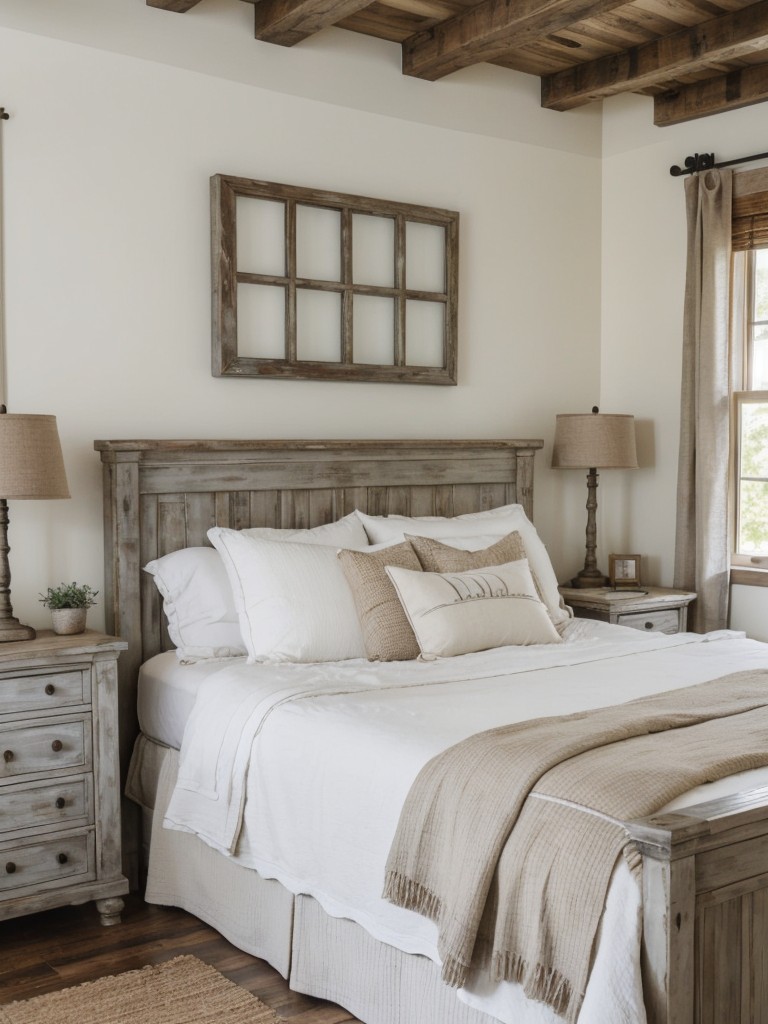 Cozy Farmhouse Vibes: Rustic Bedroom Decor Ideas