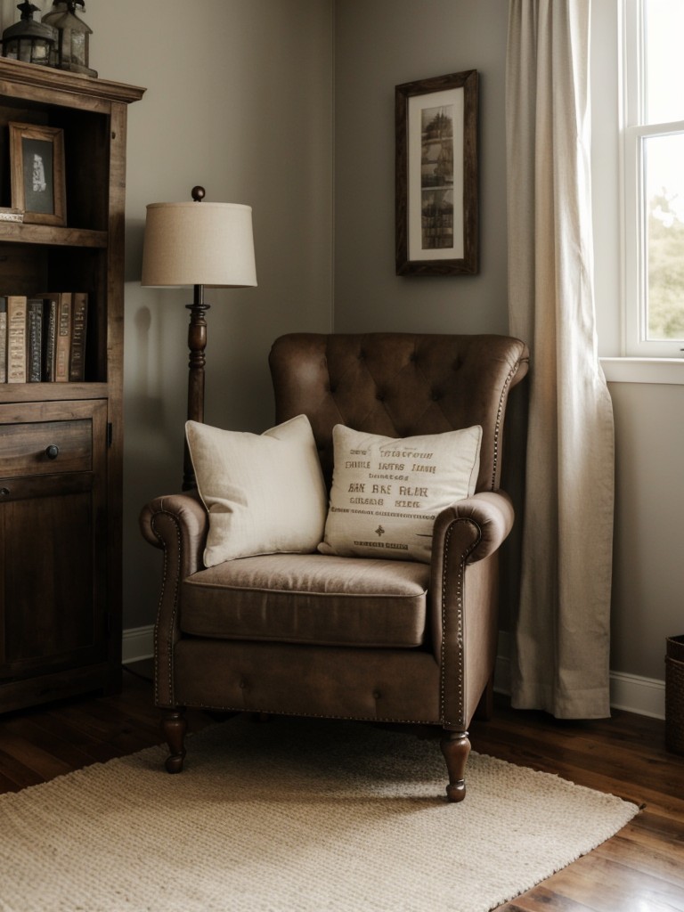 Cozy Farmhouse Bedroom: Create a Rustic Reading Nook!