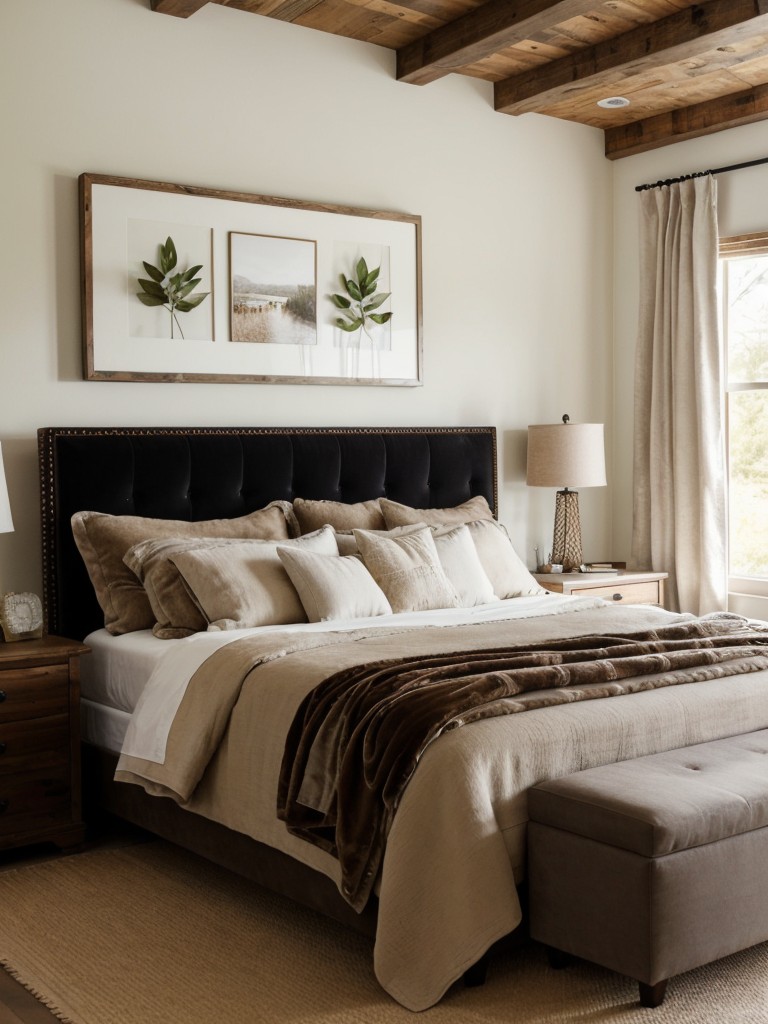 Cozy & Luxurious: Rustic Farmhouse Bedroom Decor Inspiration!