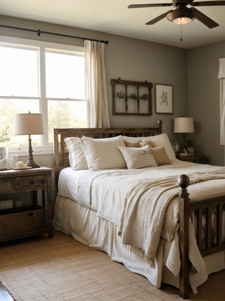 Cozy Farmhouse Bedroom: Create a Rustic Retreat with Layered Lighting