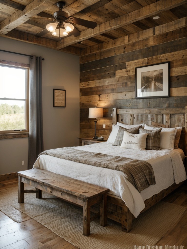 Cozy Rustic Bedroom: Embrace Farmhouse-Inspired Decor