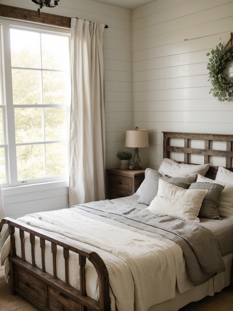 Vintage-Inspired Bedroom: Create a Cozy Farmhouse Haven!