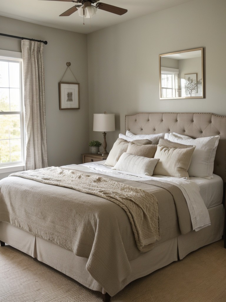 Cozy Apartment Bedroom: Farmhouse-Inspired Designs You'll Love