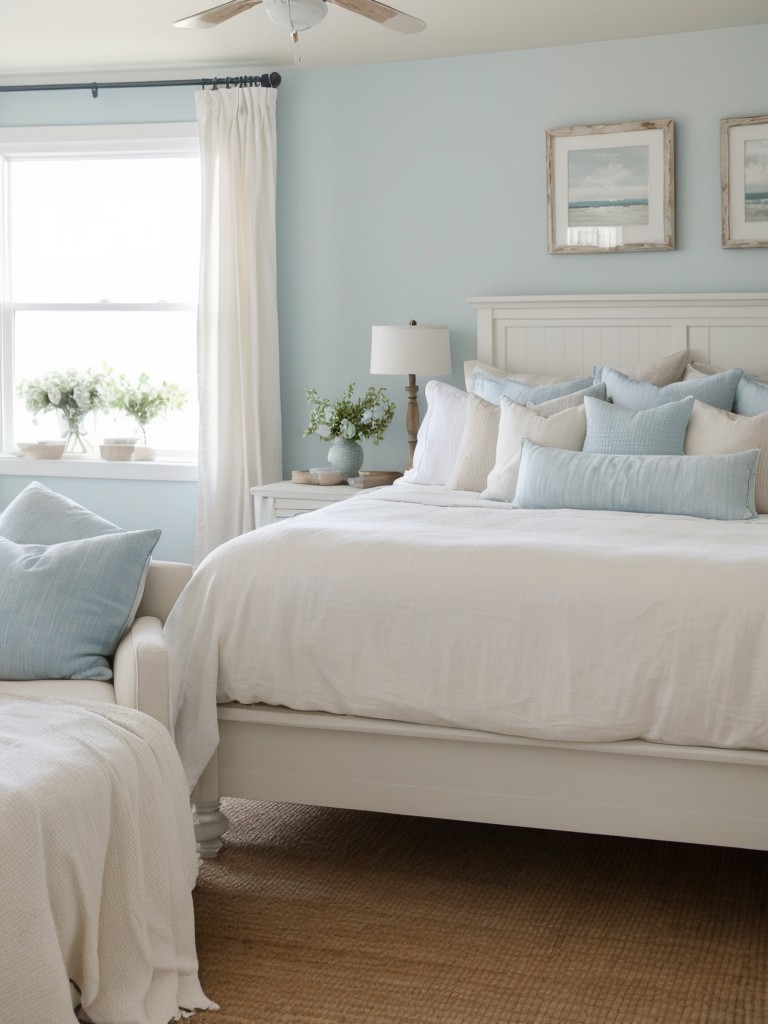 Coastal Farmhouse Bedroom: Serene Vibes with Beach-Inspired Decor