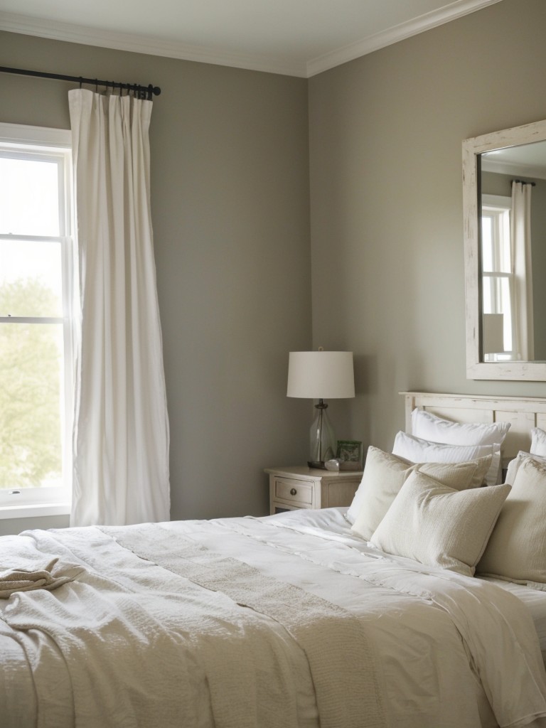 Farmhouse-inspired bedroom decor: Expand your space with mirrors!