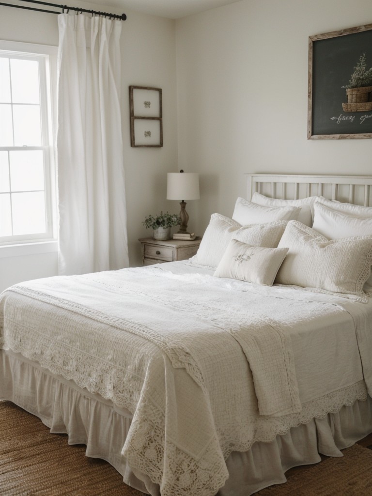 Cozy Farmhouse Chic: Stylish Bedroom Decor Ideas for Apartments