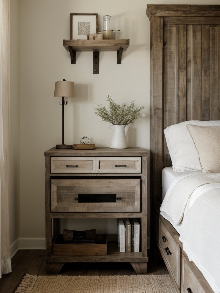 Chic Farmhouse Bedroom: Gender-Neutral Rustic Elegance