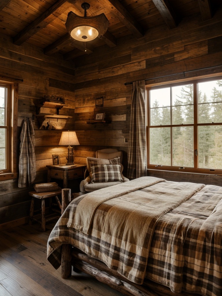 Cozy Cabin Vibes: Rustic Farmhouse Bedroom Inspiration