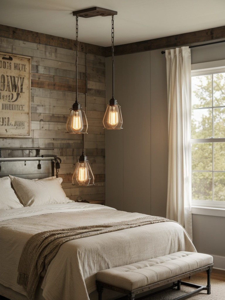 Industrial Pendant Lights: Modernize Your Bedroom Decor