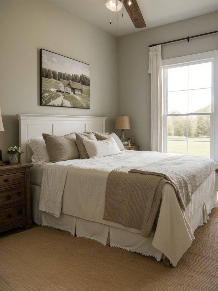 Apartment Paradise: Transform Your Space with Farmhouse Bedroom Decor!