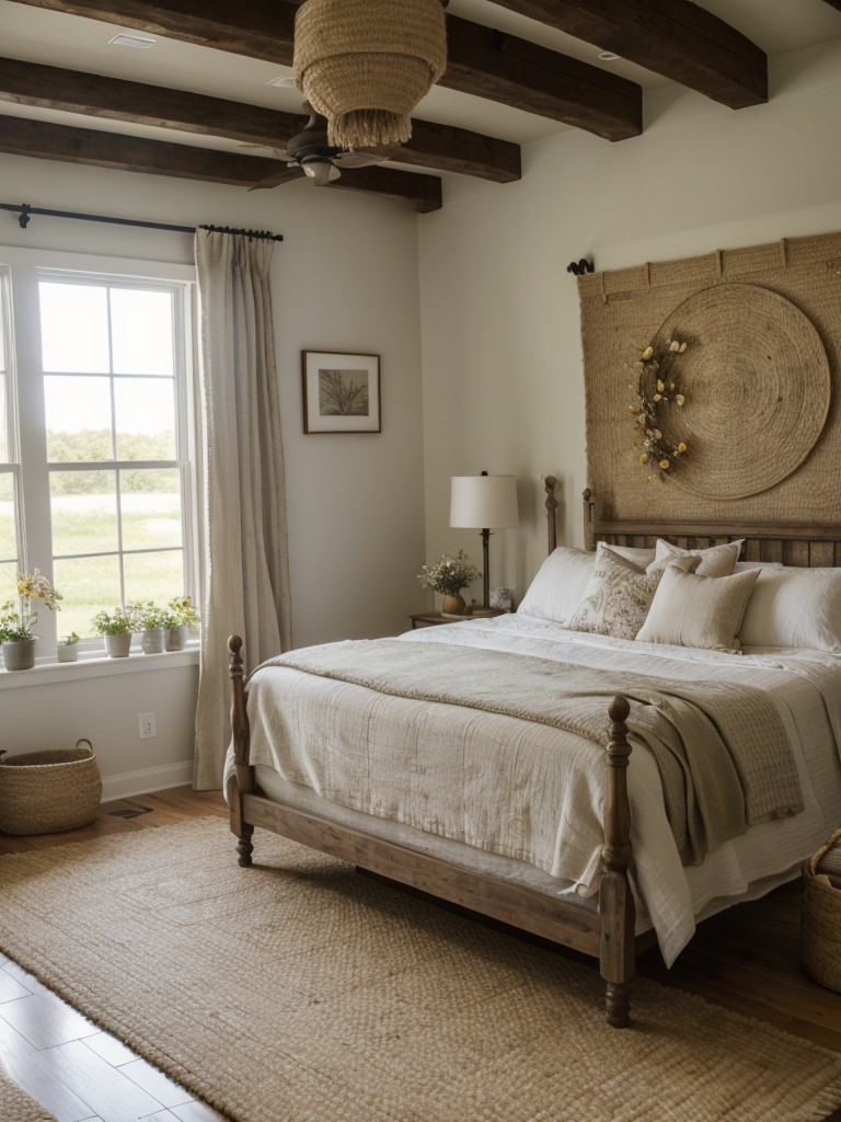 Create a Serene Farmhouse Bedroom Oasis with Natural Elements