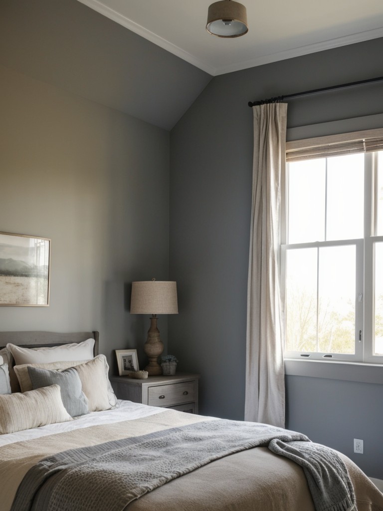 Cozy Farmhouse Bedroom: Nature-Inspired Tranquility