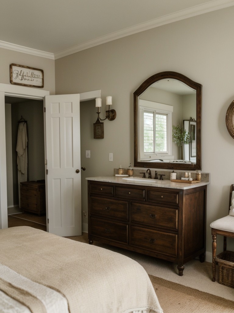 Vintage Farmhouse Bedroom: Add Charm with Antique Finds