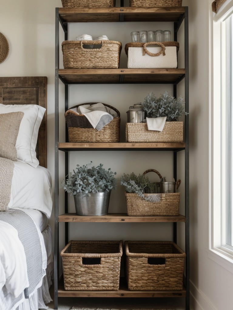 Farmhouse-inspired apartment storage ideas: Stylish, practical, and rustic!