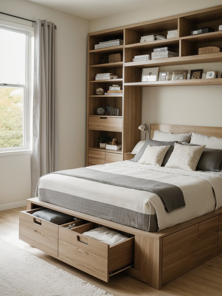 Maximize Small Apartment Space with Stylish Bedroom Storage Ideas!