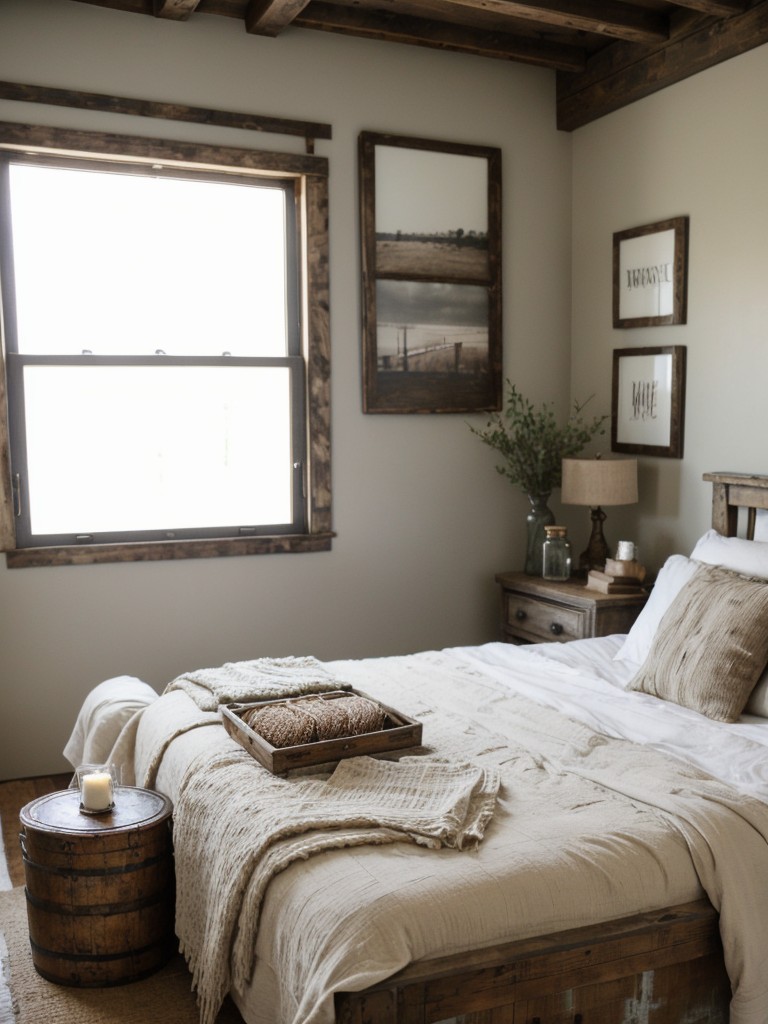 Rustic Charm: Transform Your Bedroom with Vintage Farmhouse Decor