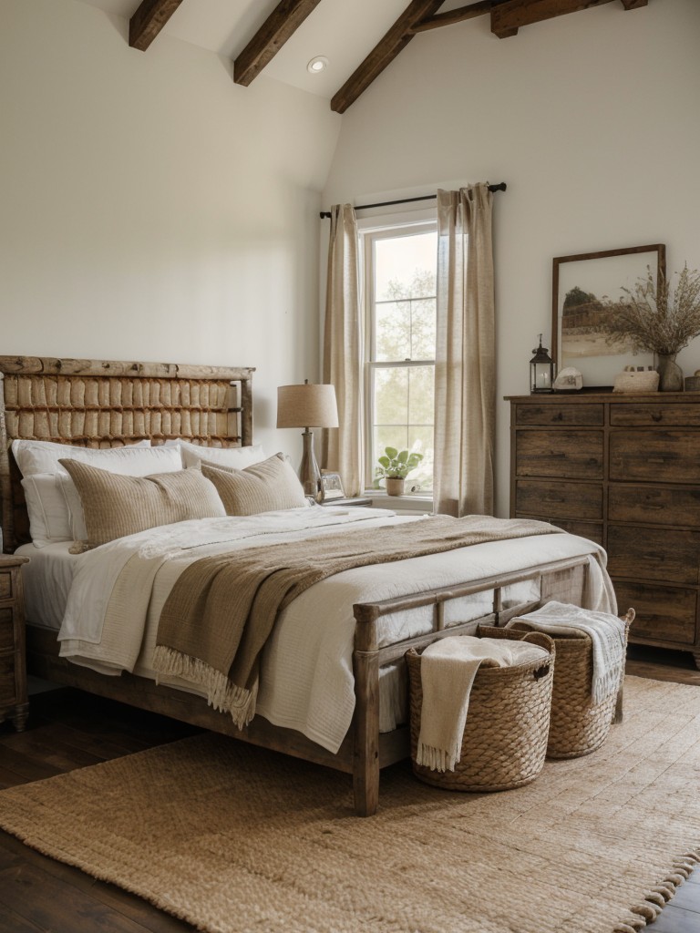 Rustic Chic: Transform Your Bedroom with Farmhouse Vibes!