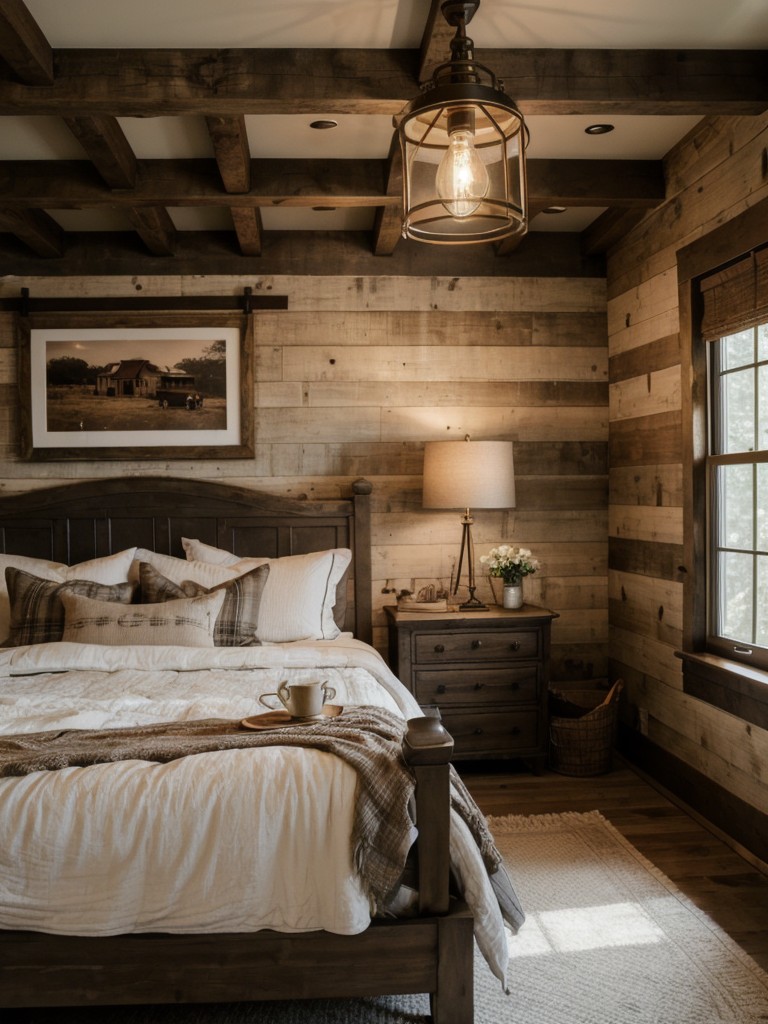 Rustic Lighting: Transform Your Bedroom with Farmhouse Charm