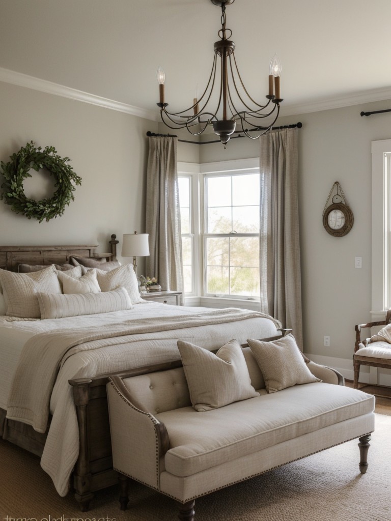 Farmhouse Chic: Glam Up Your Bedroom with Statement Lighting