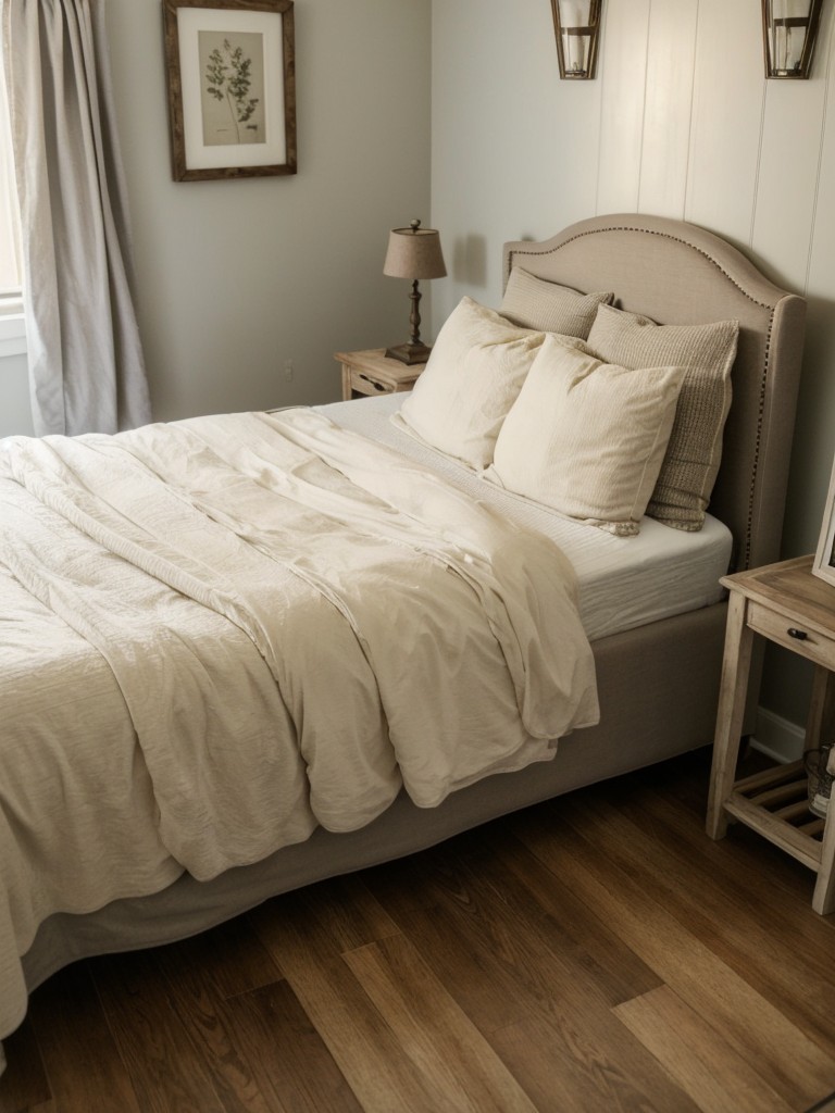 Farmhouse-Inspired Bedroom: Create a Cozy Space with a Seating Area!