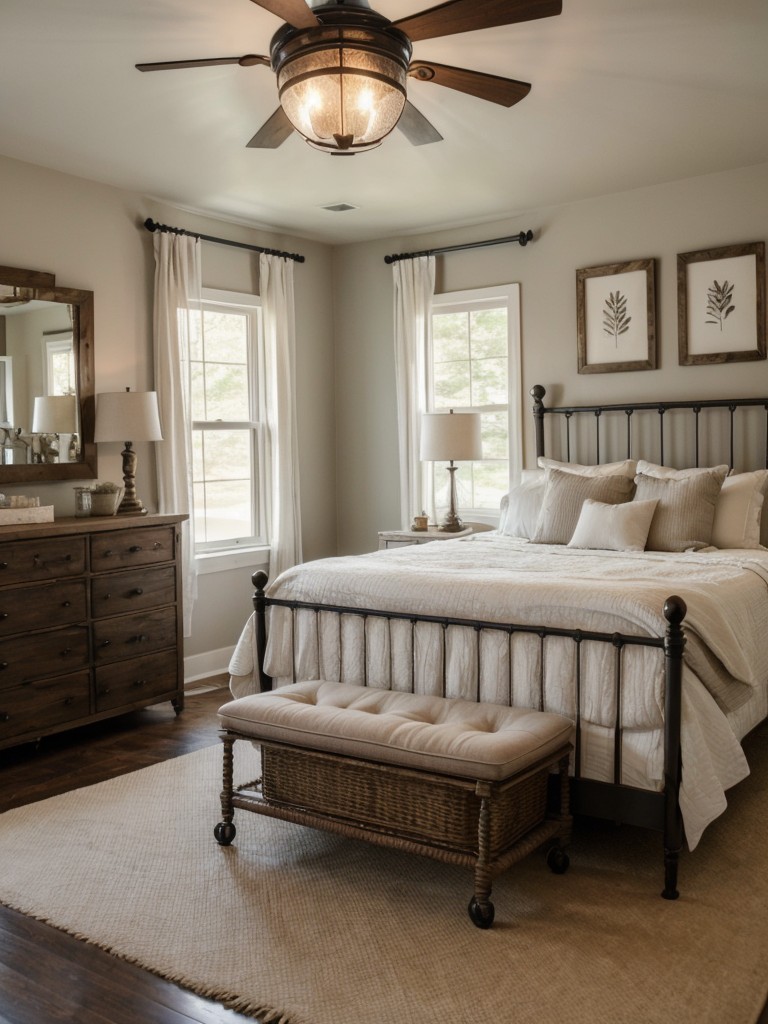 Chic Farmhouse Bedroom Decor: Stunning Lighting Ideas