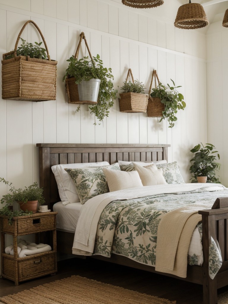 Farmhouse Bedroom: Rustic Retreat with Nature-Inspired Decor