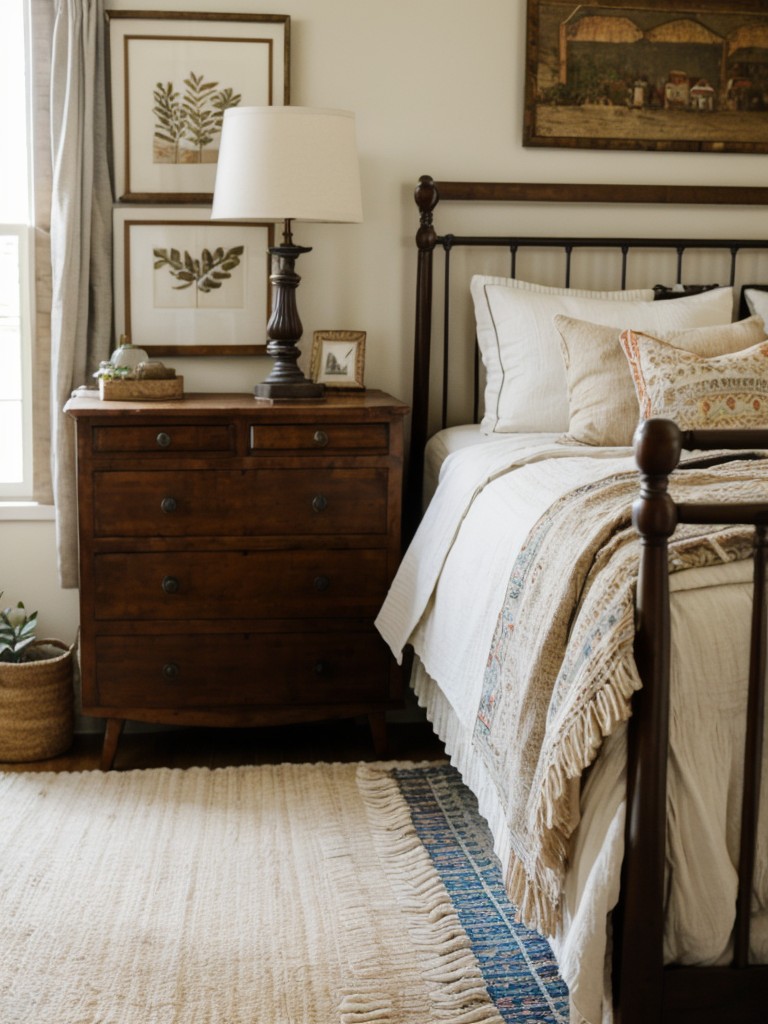 Breathtaking Boho Bedroom: Layered Textiles & Eclectic Pieces