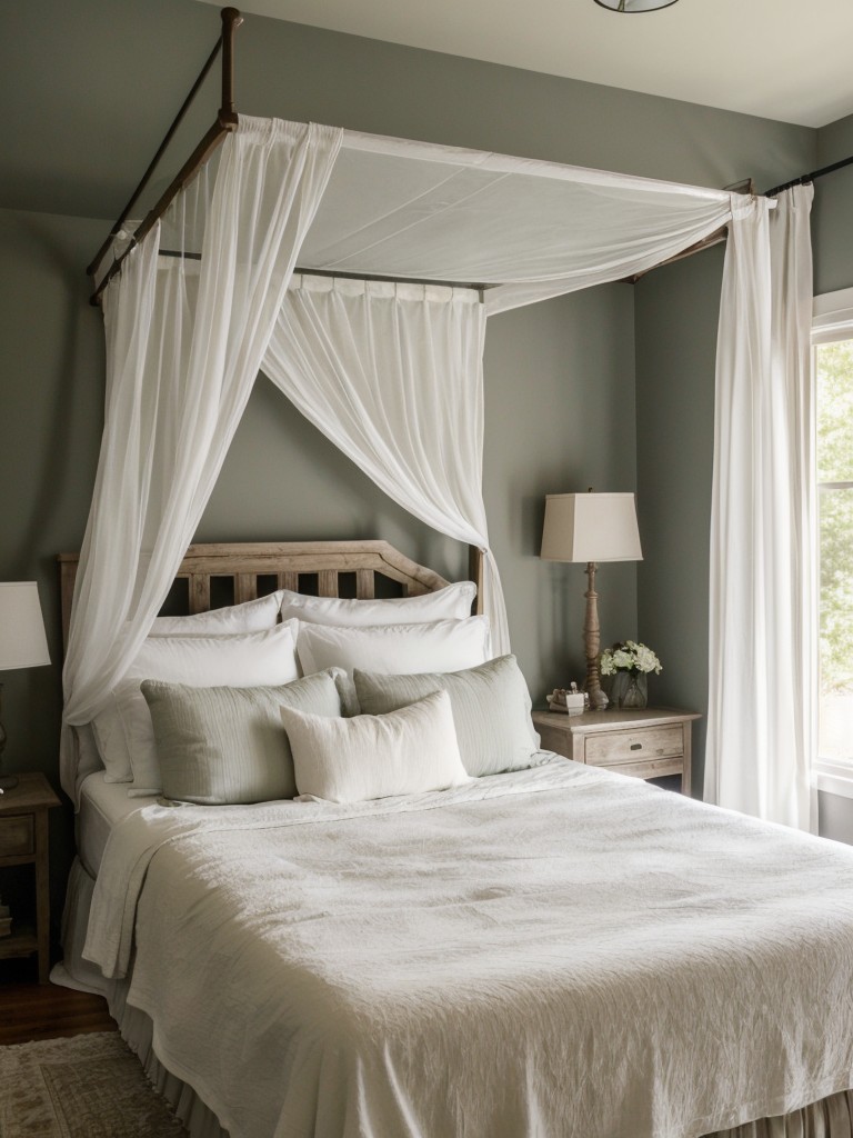 Serene Oasis: Transform Your Bedroom with a Canopy Bed