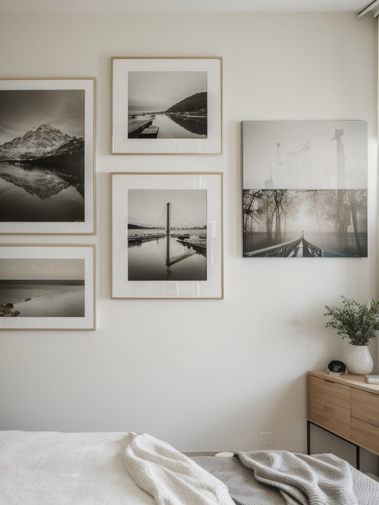 Create an Inspiring Gallery Wall in Your Apartment Bedroom!