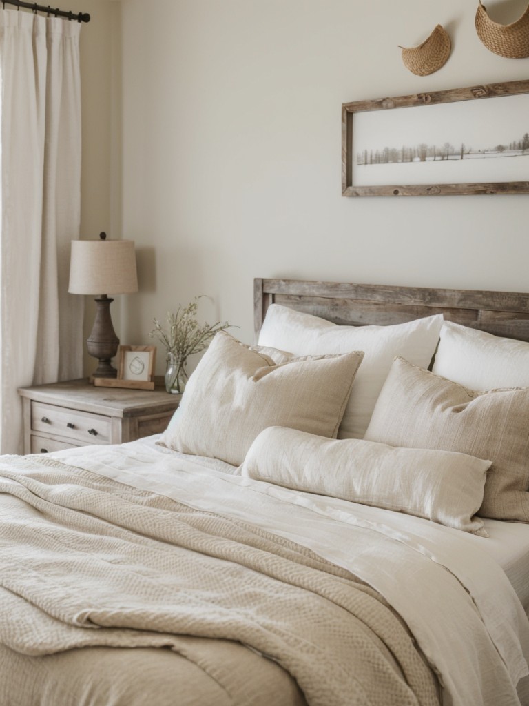 Serene Farmhouse Bedroom Decor: Natural, Neutral, Cozy