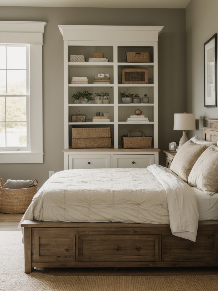 Rustic Charm: Brilliant Storage Solutions for Apartment Bedrooms