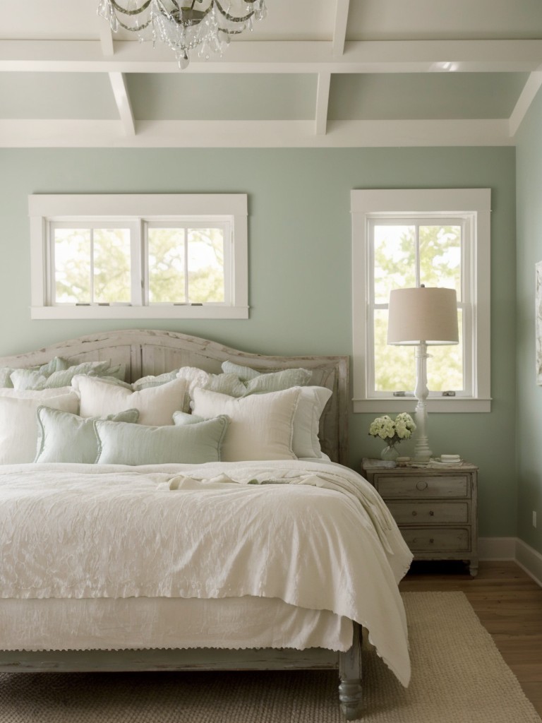 Serene Spa Bedroom Retreat: Create a relaxing oasis with soothing decor ideas.