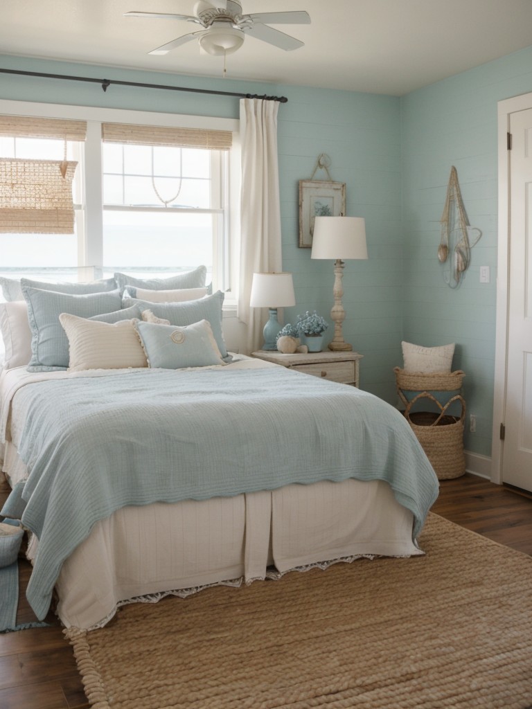 Coastal Escape: Shabby Chic Apartment Bedroom Makeover