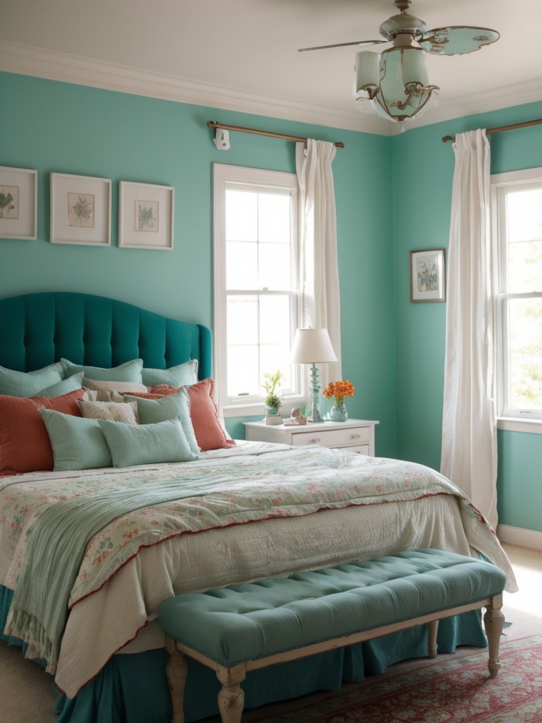 Vibrant Color Palette for an Energizing Bedroom