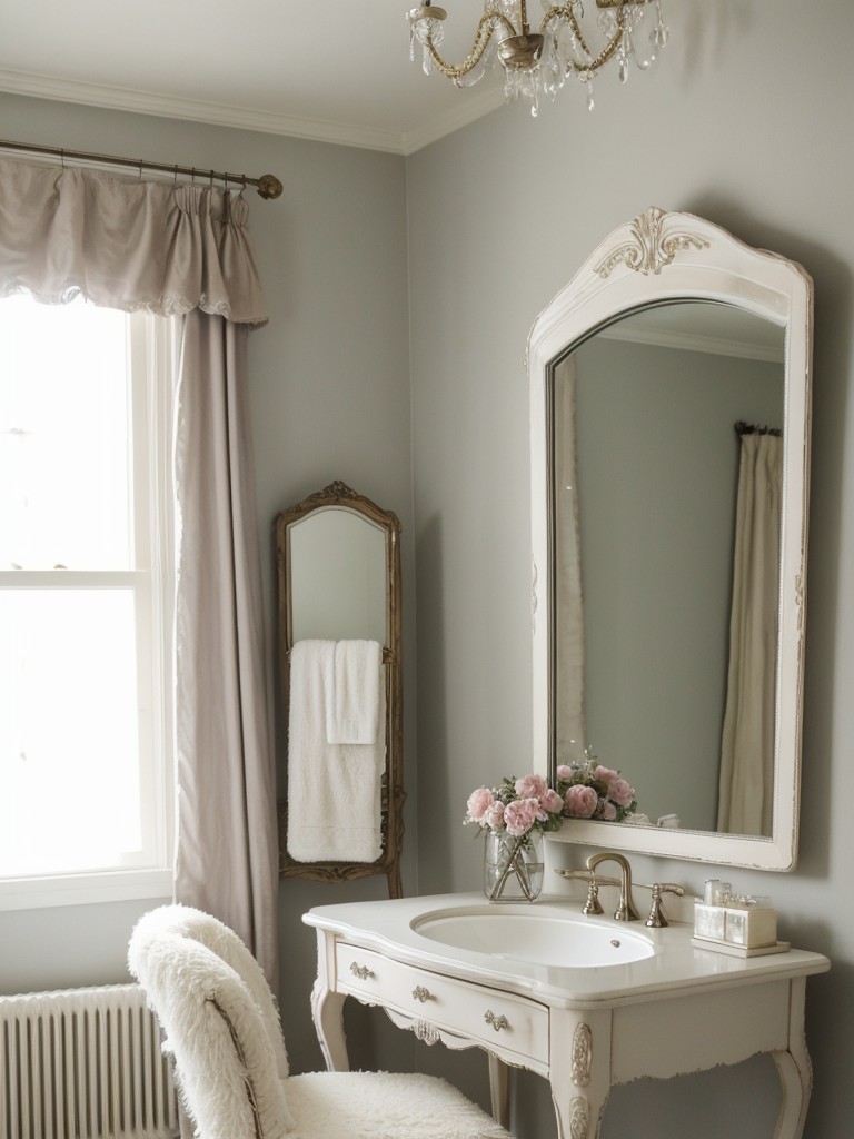 Glam up your apartment with romantic shabby chic bedroom decor!