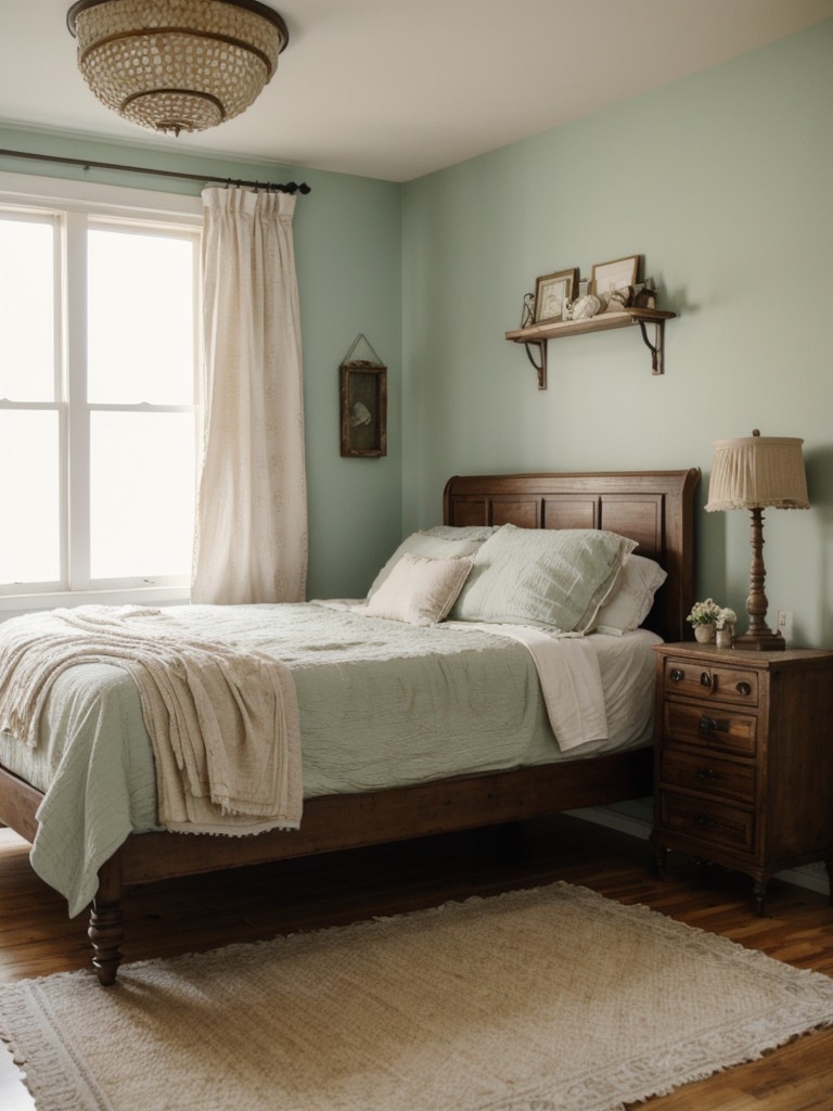 Cozy Boho Apartment: Vintage Style Bedroom Escape